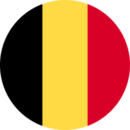Learn Idiomas France - Belgique flag circulaire